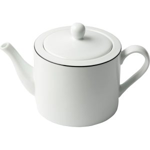 Premium Porcelain Black Line Teapot, 1.1L