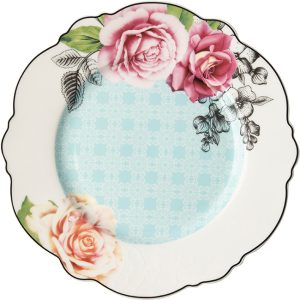 Wavy Rose Dinner Plate