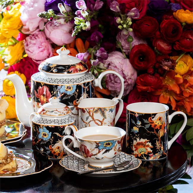 Midnight Bloom Charger Plate - Image 2