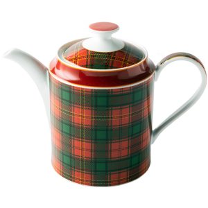 Red Tartan Teapot, 1.1L