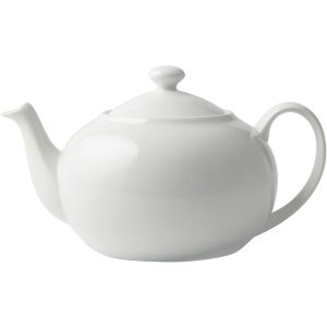 Super White Coupe Teapot