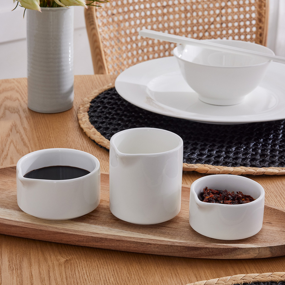 White Basics Sauce Pourer, 80ml - Image 2