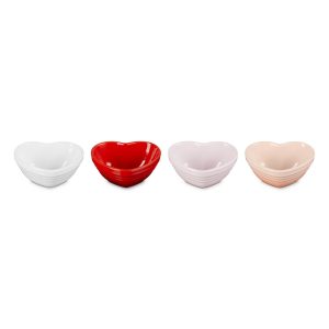 Mini Heart Bowls, Set of 4